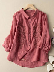 Dark pink Top with cotton fabric