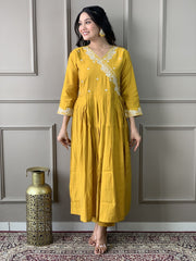 OLIVIA VISCOSE CHANDERI SUIT SET