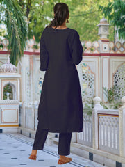 WOMEN BARKHA BLACK SUIT SET