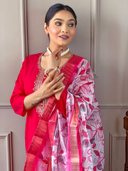 MITALI VISCOSE CHANDERI SUIT SET