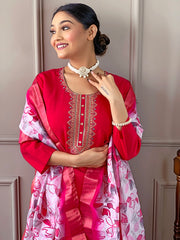 MITALI VISCOSE CHANDERI SUIT SET